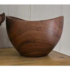 Wooden Vintage Bowl made in Philippines
